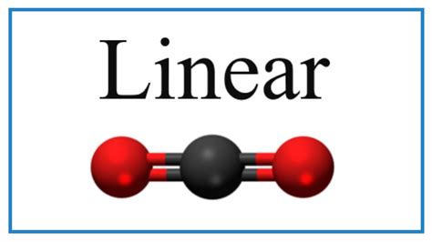 Linear Molecular Geometry/Shape and Bond Angles - YouTube