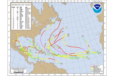 Printable Hurricane Tracking Map