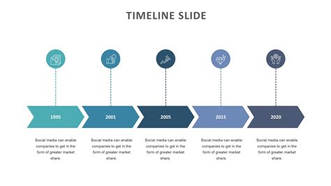 Timeline Slide Template Free