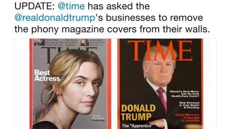 Fake TIME Magazine Covers Hang at Trump Golf Courses