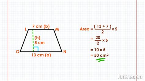 Trapezoid Perimeter Formula