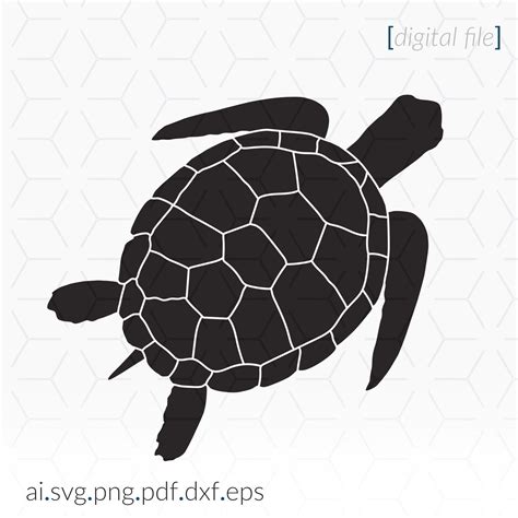 Sea Turtle Silhouette Clip Art