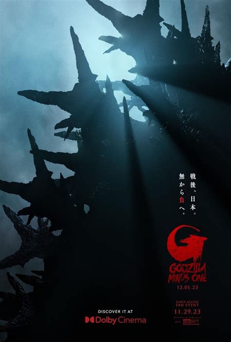 Godzilla: Minus One Movie Poster (#8 of 12) - IMP Awards