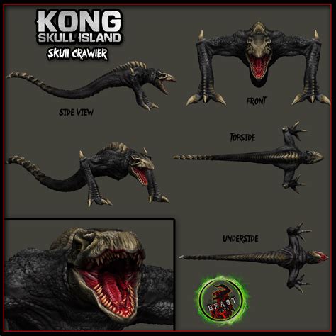 Kong Skull Island Skull Crawler 3d model by joshuasmith85 on DeviantArt