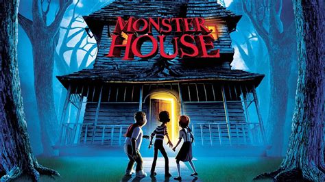 Download Monster House Poster Door Opening Wallpaper | Wallpapers.com