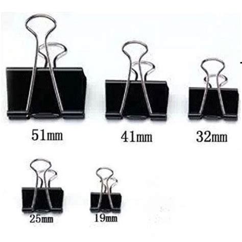 AMKAY Binder Clips Small Paper Holding Capacity Files Organized and ...