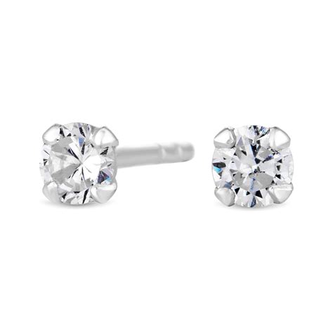 Simply Silver Sterling Silver 925 Cubic Zirconia Small Stud Earring ...