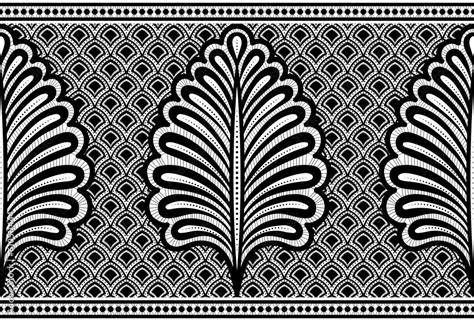 Seamless lace pattern, flower vintage vector background. Stock Vector ...