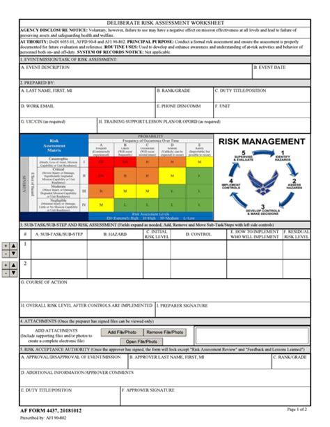 AF Form 4437 - Fill Out, Sign Online and Download Fillable PDF ...