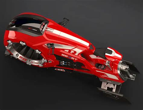 Beast : Futuristic Hover Jet Bike Concept Is Powered by Just A Radial ...