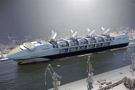 VindskipTM: New Innovative Cargo Ship Design Powered By Wind And Gas ...