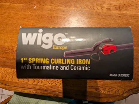 Wigo Europe 1" Spring curling iron | eBay