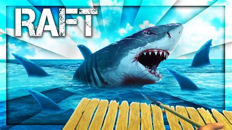 THE SHARKS ATTACKS MY RAFT! (Raft) - YouTube