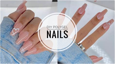 DIY POLYGEL NAIL TUTORIAL FOR BEGINNERS | IN-DEPTH, EASY, & FAST | # ...