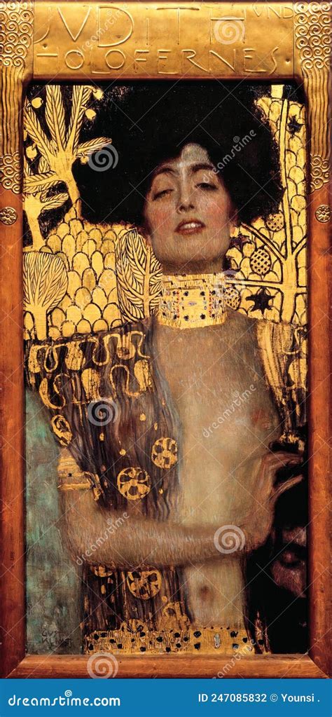 Judith I by Gustav Klimt editorial photography. Image of austrian ...