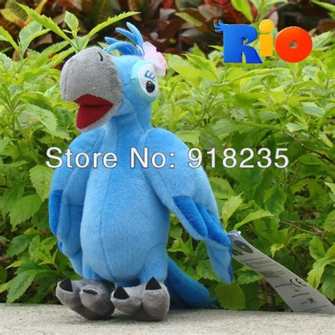 Cute 8" RIO Plush Parrot Bird Rafael Jewel Blu Plush Toys Doll Stuffed ...