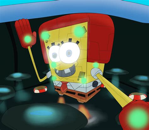 Boss Theme Artjam-Robot Spongebob by YingYangHeart on DeviantArt