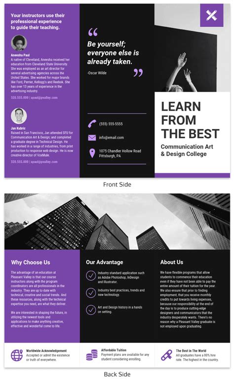 4 Fold Brochure Template