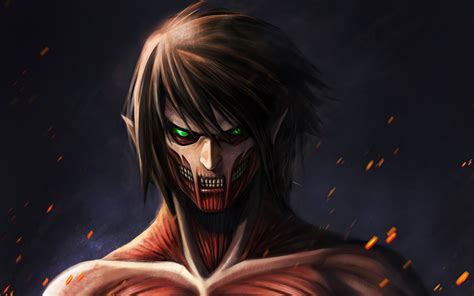 Eren Yeager Titan Form HD Wallpaper