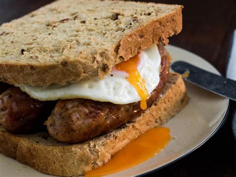 Sausage and Egg Breakfast Sandwich Recipe and Nutrition - Eat This Much