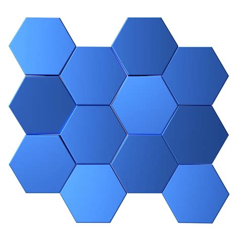 Premium Photo | Hexagon shape 3D hexagon