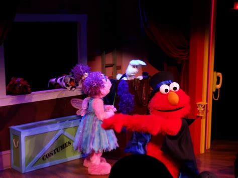 Big Bird Bridge: Photos of Elmo the Musical, Halloween show