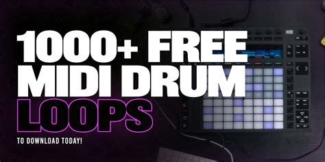 1,000+ Free MIDI Drum Loops