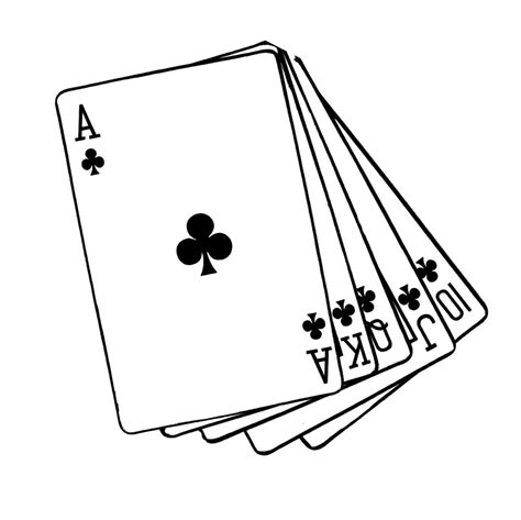 Deck Of Cards Drawing at GetDrawings | Free download