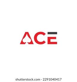 Vector Ace Logo Design Concept Template Stock Vector (Royalty Free ...