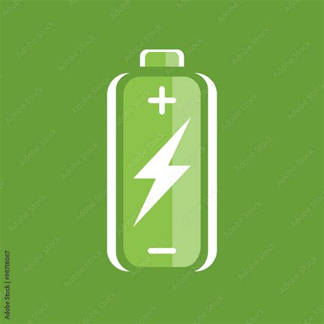 Green battery charge icon. battery charge sign. battery charge symbol ...