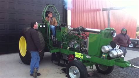 John Deere 6030 Pulling Tractor - YouTube