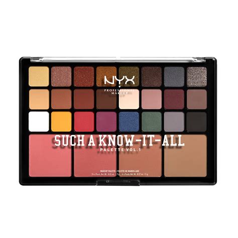 NYX Professional Makeup Such A Know It All Eyeshadow & Blush Palette ...