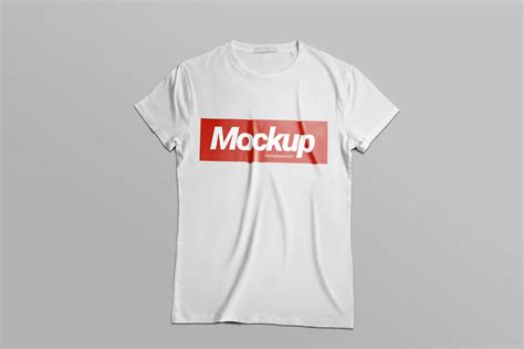 White T-Shirt Free MockUp | MockupBoard.com