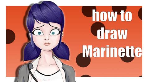 How to draw Marinette (Ladybug) - YouTube