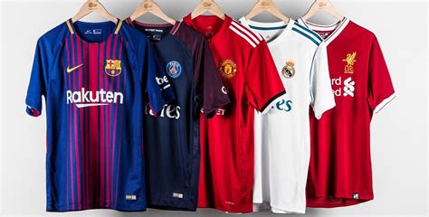 Top 5 most sold football shirts