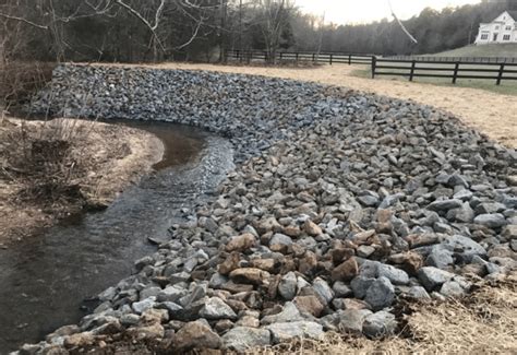 Creek Bank Erosion Control - Reynolds Contracting Virginia