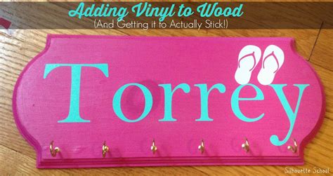 How to Put Vinyl On Painted Wood Signs (So It Actually Sticks ...