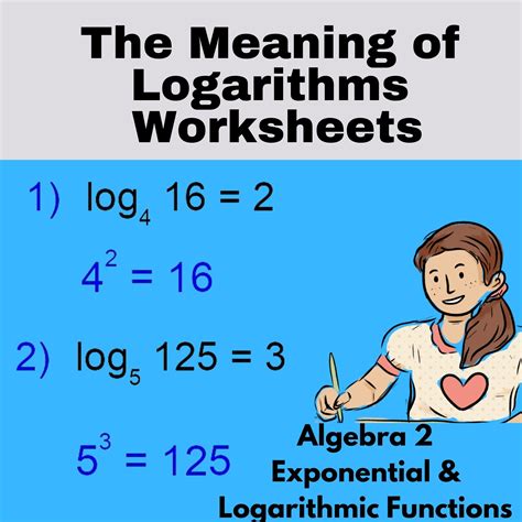 Logarithm To Exponential Form Worksheet - Worksheets Library