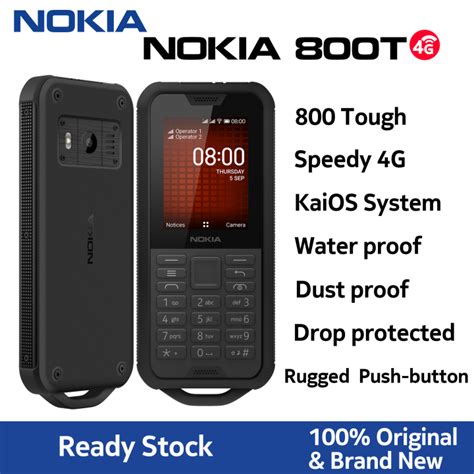 【Ready Stock】Nokia 800 Tough 4G Mobile Phone KaiOS WIFI Hotspot ...