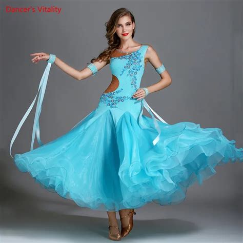 Aliexpress.com : Buy Fashion Women Ballroom Dance Dress Competition ...