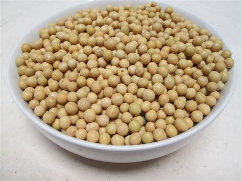 Organic Raw Soybeans, 25 lbs / case — GREEN BULK