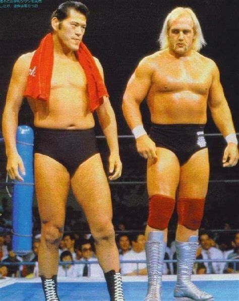 Antonio Inoki and Hulk Hogan in NJPW, 1983. | Hulk hogan, Hulk ...