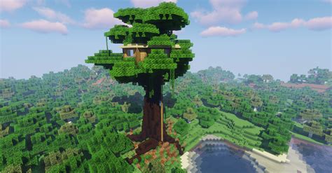 Minecraft Tree House Designs