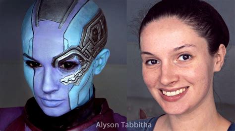 AVENGERS Nebula Makeup Transformation - Cosplay Tutorial - YouTube ...