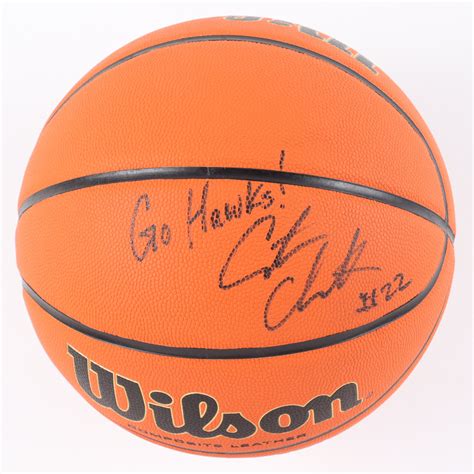 Caitlin Clark Signed NCAA Basketball Inscribed "Go Hawks!" (JSA ...