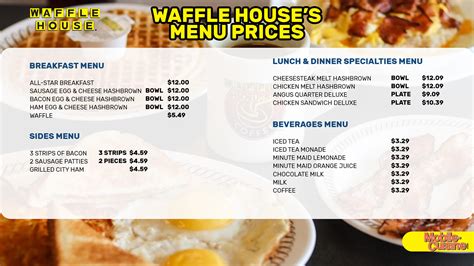 Updated Waffle House Menu Prices + Latest Discounts (2024)