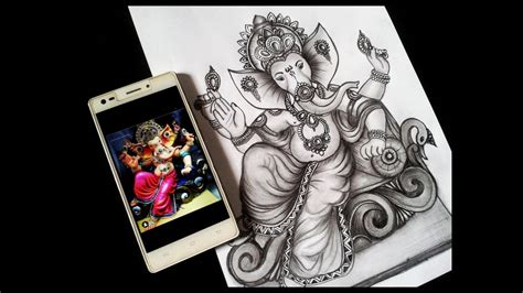 Ganpati Bappa Drawing Easy Step By Step ~ Learn How To Draw Ganpati ...