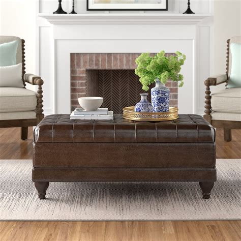 Three Posts Hobgood Deluxe Tufted Storage Ottoman & Reviews | Wayfair ...