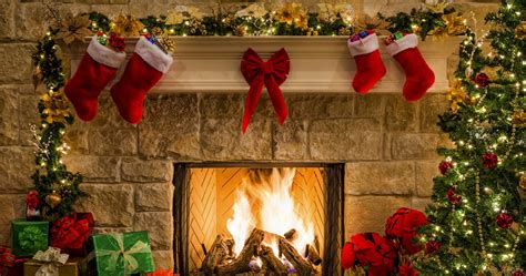 Christmas Fireplace Screensaver