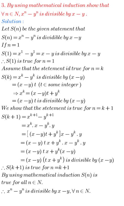 MATHEMATICAL INDUCTION, Intermediate 1st year problems with solutions ...